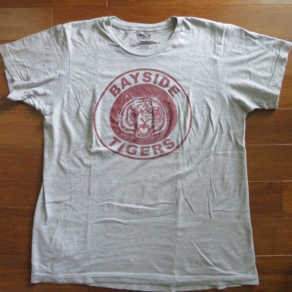 Saved By The Bell Bayside Tigers School Logo T-Shirt Adult Size M - Picture 2 of 5